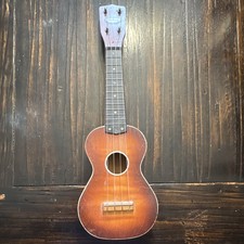Soprano Ukulele, Mahogany-Finish, Maker Unmarked (Headstock Logo Not Legible) Kala — listing 5