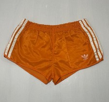 Vintage 90s Adidas Short-Sleeve (Halbarm) Hooded Track Jacket, Black/Orange/White, Size L