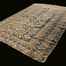Antique Caucasian Shirvan Lesghi Star Rug, 54 x 100 inches — listing 5