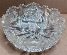 Cut Crystal Pinwheel Pattern Candlestick Holder — listing 2