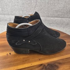 Soda Women's Taupe Faux Suede Heeled Ankle Booties, Size 10 — listing 3