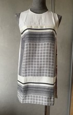 Celine Sheer Silk Chiffon Midi Dress with Tie-Front Bodice — listing 6