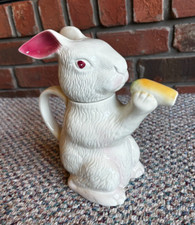 Tony Wood Studio 'Bob-Tail Rabbit' Figural Novelty Teapot — listing 5