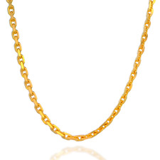 14K Gold Italian Cleopatra-Style Fringe Collar Necklace — listing 5