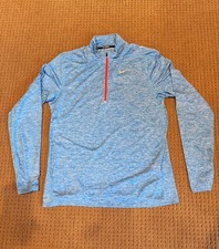 Nike Dri-FIT Women's Half-Zip Pullover Running Top, Black/Grey Colorblock, Size Medium — listing 3
