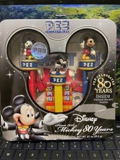 PEZ Collectibles Disney Mickey 80 Years Limited Edition Tin Gift Set (3 Dispensers)
