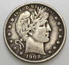 1908 Barber Silver Half Dollar (Liberty Head), 90% Silver — listing 3
