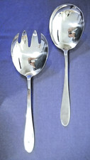 Vintage Silver Serving Piece Lot - Cold Meat Fork, Olive/Pickle Fork, Cream Soup Ladle, Sugar/Jelly Spoon — listing 5