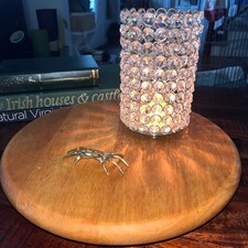 Vintage Goodwood Julie Pomerantz Beechwood Table Top Set - 14" Lazy Susan with Napkin Holder and Salt & Pepper Shakers, Original Box