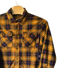 Chaps Full-Zip Plaid Flannel Shirt Jacket, Size XXL — listing 2