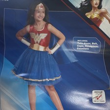 DC Comics Wonder Woman Costume Tank Top with Blue Star Panel — listing 6