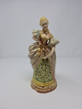 Italian Porcelain Figurine of a Girl Artist Painter with Easel and Framed Paintings — listing 2