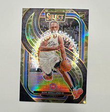 2024-25 Panini Select Ron Holland II Blue Cracked Ice Prizm Rookie Card — listing 2