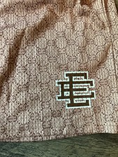 Eric Emanuel EE Basic Shorts Red Gucci Monogram Print Mesh — listing 5