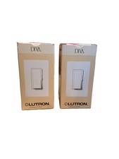 Lutron Diva DV-600P-WH Single Pole 600W Incandescent Dimmer, White