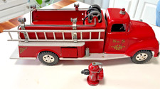 Vintage Tonka T.F.D. No. 5 Pressed Steel Fire Pumper Truck