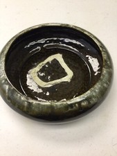 Robinson Ransbottom #63 Console Bowl with Brown & Green Drip Glaze — listing 2