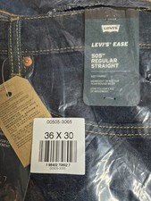 Levi's 505 Regular Fit Straight-Leg Jeans, W35 L32 — listing 4