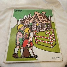 Lot of 6 Vintage Playskool Wooden Frame-Tray Puzzles (Disney & Peanuts) — listing 6