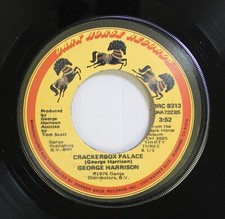 George Harrison "Crackerbox Palace" / "Learning How to Love You" 45 RPM 7" Single, Dark Horse Records DRC 8313 — listing 3
