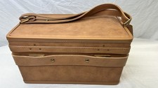 Hartmann Belting Leather Train Case Vintage Travel Cosmetic Case