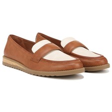 Dr. Scholl's Brown Suede Block-Heel Penny Loafer Pumps, Women's Size 9.5 — listing 4