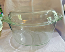 Pyrex Clear Glass Round Bowl / Dish, Made in USA — listing 6