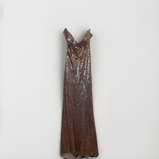 B. Smart Iridescent Sequin Spaghetti-Strap V-Neck Prom Gown with Front Slit, Size 5/6 — listing 5