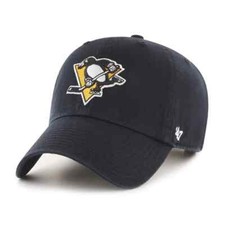 Pittsburgh Penguins '47 Brand NHL Adjustable Dad Hat, Cream/White