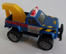 Vintage 1980s Remco Diecast Truck Lot - 3 Pieces (R.T.O. Tow Truck, Red 4x4 Pickup, State Trucking Box Truck) — listing 5
