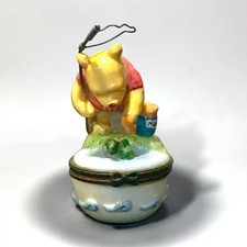Porcelain Baby Doll in Winnie the Pooh Costume with Plush Pooh Bear — listing 5