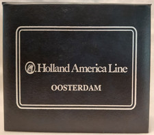 Holland America Line ms Oosterdam Cobalt Blue Ceramic Souvenir Coffee Mug