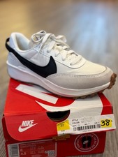 Nike Waffle Debut Sneakers - Cream/Solar Red/Yellow — listing 3