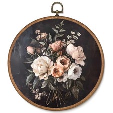 Framed Floral Botanical Decorative Art Print, Signed — listing 3