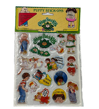 Cabbage Patch Kids Puffy Stick-Ons Style 6 'The Legend of the Cabbage Patch Kids' Sealed Sticker Pack — listing 5