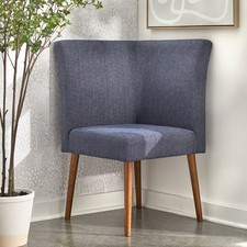 Wooden Furniture Leg with Black Cambric Dust Cover, Detail Shot, listing 3
