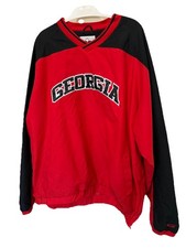 Vintage 58 Sports Georgia Bulldogs Big G Logo Pullover Windbreaker Jacket