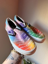 Vans Classic Slip-On Pride "Love Wins" Sneakers, US Women's 9.5 — listing 5