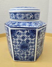 Blue and White Chinese-Style Porcelain Serving Bowl with Bird and Peony Decoration — listing 5