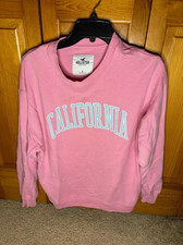 Hollister California Men's Crewneck Sweater, Blue Heathered Ribbed Knit, Size M — listing 6