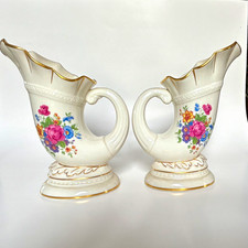 Lenox Ivory Porcelain Cornucopia Vase with Gold Trim — listing 3