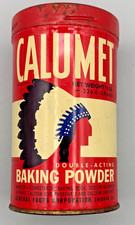 Calumet Baking Powder Advertising Wall Regulator Clock, Reverse-Painted Glass, listing 3