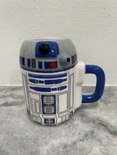 Star Wars R2-D2 Sculpted Ceramic Mug with Domed Lid and Sound Feature — listing 4