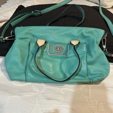 Kate Spade Red Ostrich-Embossed & Cream Leather Crossbody Flap Bag — listing 6