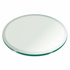 Beveled Edge Rounded-Square Glass Table Top — listing 3