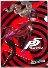 Persona 5 Sega Lucky Kuji Prize G A4 Clear Files - Set of 10 Character Designs — listing 4