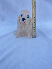 Vintage Hand-Painted Ceramic Puppy Dog Head Figural Pomander / Ring Holder — listing 3