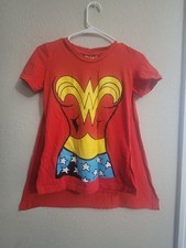 Wonder Woman Costume T-Shirt with Attached Cape by Rubie's — listing 4