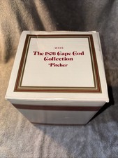 Avon 1876 Cape Cod Collection Ruby Red Glass Water Pitcher with Original Box — listing 5