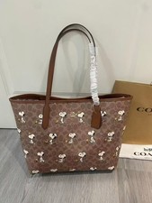 Coach City Tote in Signature Canvas with Butterfly Print — listing 3